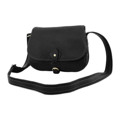 Besace Katana en cuir de Vachette K 32587 - Noir - Cuir - Femme