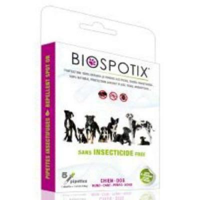 Biospotix - Pipettes R&eacute;pulsives S-M pour Chien - x5
