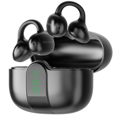 Blackview AirBuds 15 - &Eacute;couteurs OWS &agrave; clipser avec &eacute;cran LED &eacute;tanche IPX5 et Bluetooth 6.0 Noir