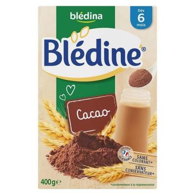 Bl&eacute;dina - Pr&eacute;paration &agrave; base de c&eacute;r&eacute;ales instantan&eacute;es, cacao, 400g