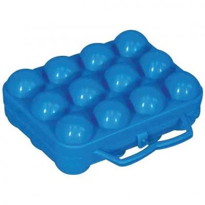 ALUMINIUM ET PLASTIQUE Bo&icirc;te &agrave; 12 oeufs bleu en plastique - BO12BLEU