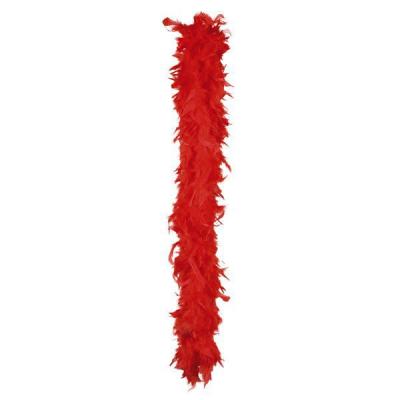 Boa en plumes - Rouge - 180cm