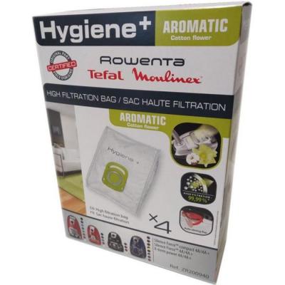 Boite de 4 sacs hygiene+aromatic Aspirateur ZR200940, TEFAL - 317693