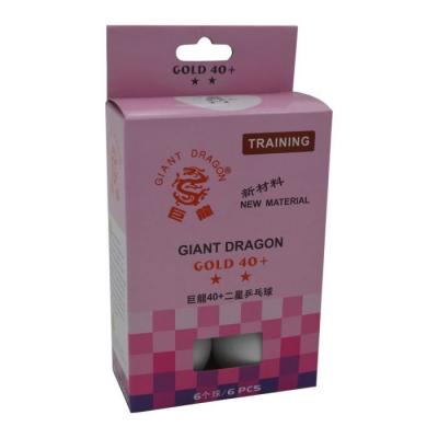 Boite de 6 balles de tennis de table Sporti France - blanc - TU 