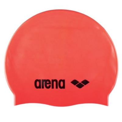 Arena - Classic Silicone - Bonnet de bain fluored /noir