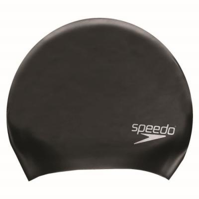 Bonnet de natation Speedo (cheveux longs) - Taille unique Noir