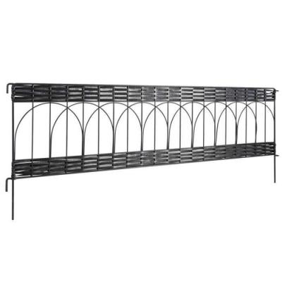 Windhager 01595 Bordure Arche PVC/M&eacute;tal Noir 35 x 100 cm