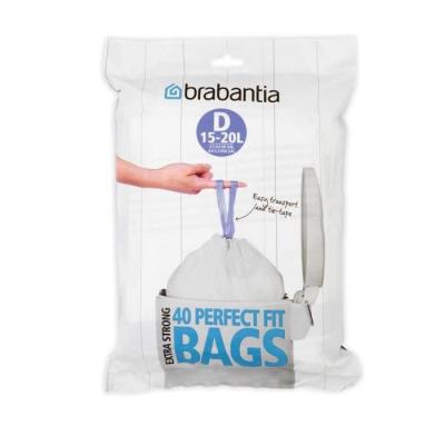 Brabantia - Sacs poubelle PerfectFit, Distributeur, 15-20L - 362187