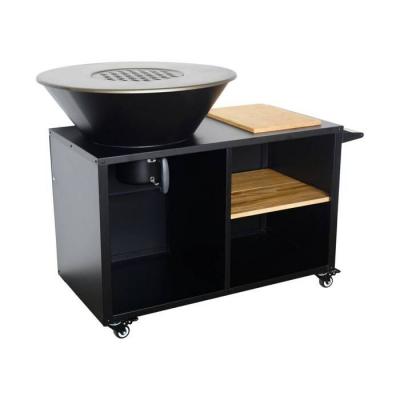 Brasero barbecue D80cm stromboli, noir