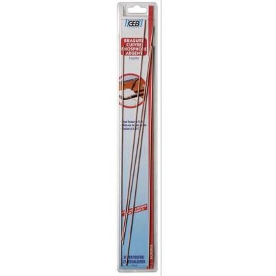 Brasure forte cuivre et alliage - 5 tiges - GEB