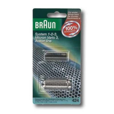 Couteau et grille rasoir 424 braun combipack Braun 81416568