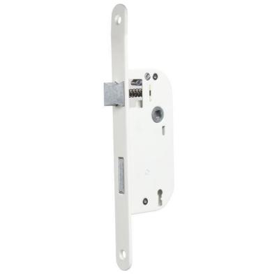 Serrure pour porte de chambre ou d'int&eacute;rieur, Bricard 2685, blanc