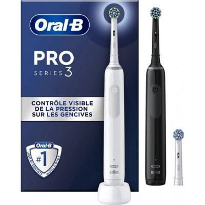 Oral-b 760765 - oral-b pro 3 3900 duopack black-white edition jas22