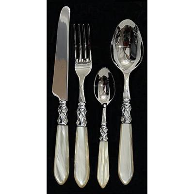 Bugatti Aladdin ivoire menagere 24 pieces