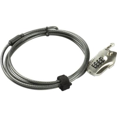 Burg W&auml;chter 29830 C&acirc;ble antivol argent avec serrure &agrave; combinaison