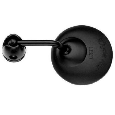 Busch + M&uuml;ller miroir &eacute;toile du cycle 6R6C gauche/droite 60 mm noir