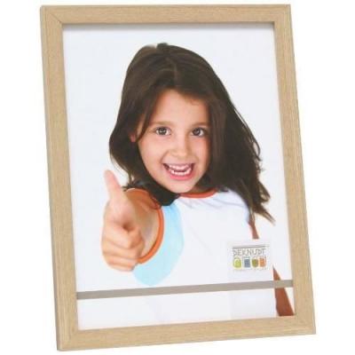 Deknudt Frames S44CH1 Basic Cadre Photo Bois/MDF Ch&ecirc;ne Fin 13 x 18 cm
