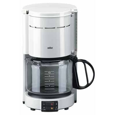 Braun Aromaster KF 47 - Cafeti&egrave;re - 10 tasses - blanc 
