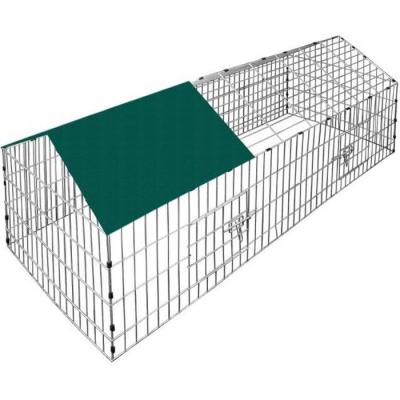 Cage &agrave; lapins et rongeurs 180x75x75cm vert