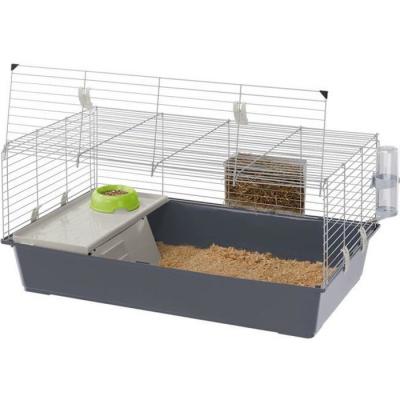 Cage Ferplast Rabbit 100 pour lapin et cochon d'Inde - L97xl57xH46cm
