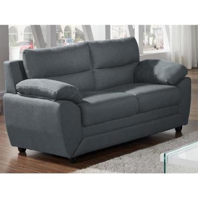 Vente-unique.com - Canap&eacute; 2 places MANOA en tissu - Anthracite - Gris