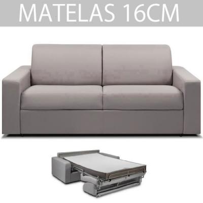 Anap&eacute; convertible midnight express 160cm matelas 16cm neo gris silver