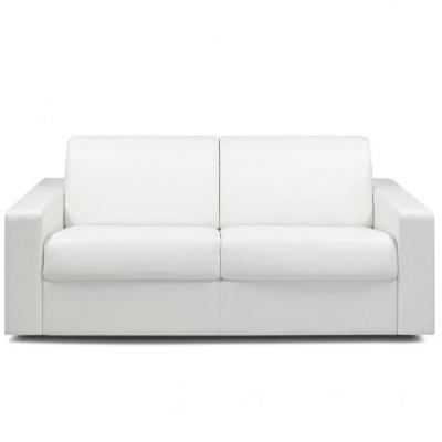 Canap&eacute; convertible NIGHT express 120 cm matelas 14 cm polyur&eacute;thane blanc