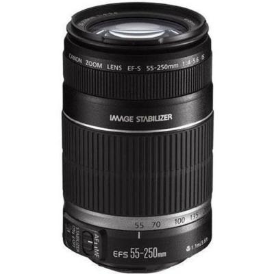 Canon EF-S 55-250 mm F4.0-5.6 IS 58 mm Objectif (adapt&eacute; &agrave; Canon EF-S) noir