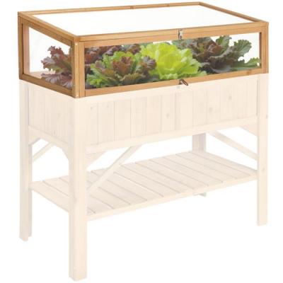 TecTake Serre Ch&acirc;ssis de Jardin pour Carr&eacute; Potager 115 x 53 x 34 cm