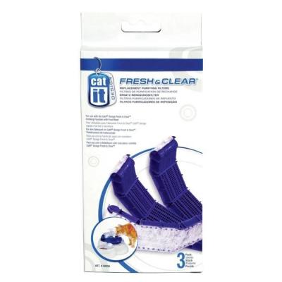 Catit Fresh and Clear Lot de 2 cartouches de rechange pour fontaine