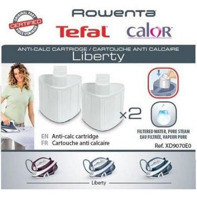 Cartouches anti-calcaire par 2, xd9070e0 pour Centrale vapeur Calor