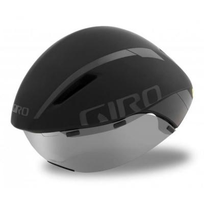 Giro Aerohead MIPS Aero/Tri Casque Mixte, Noir/Titane, S 51-55cm