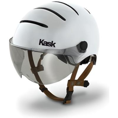 Casque de v&eacute;lo urbain avec visi&egrave;re Kask 4 a&eacute;rations Taille M Avorio