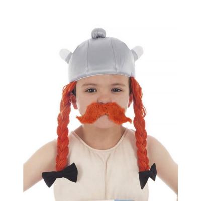Casque Ob&eacute;lix&copy; Tissu Enfant - Gris - Taille Unique