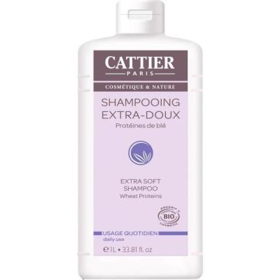 Cattier Shampooing Extra Doux - Lait d'Avoine Bio, 1L