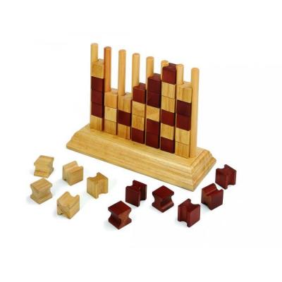 Jeu de soci&eacute;t&eacute; Puissance 4 en bois massif de la marque CAYRO
