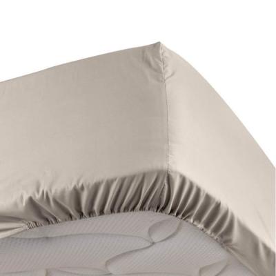 Drap housse lin 140 x 190 cm en percale bonnet 30 cm