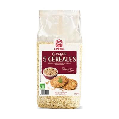 CELNAT - Flocons 5 c&eacute;r&eacute;ales 500 g