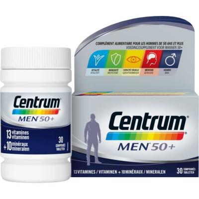 Centrum Men 50+ X 30 Cp - Bo&icirc;te 30 Comprim&eacute;s