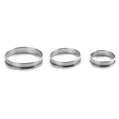 Cercle &agrave; tarte rond en inox 20 cm Lacor