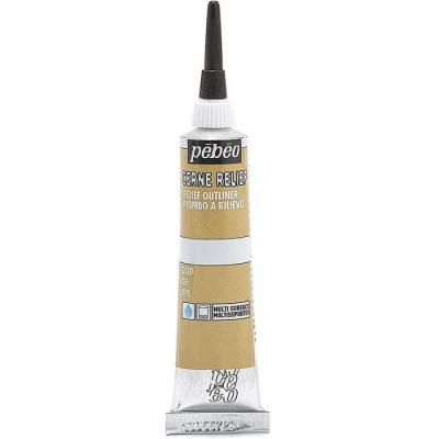 Pebeo Peinture Cerne Relief Or - Tube De 20ml