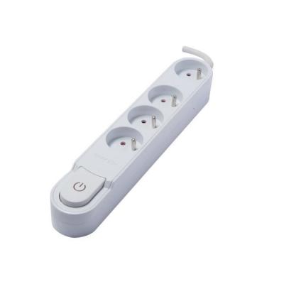 CHACON Bloc multiprise avec interrupteur 4 prises 16A 1.5m blanc