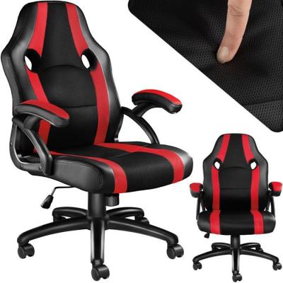 Tectake Chaise gamer BENNY - noir/rouge