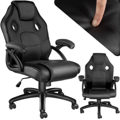 Tectake chaise gamer mike - noir 403457