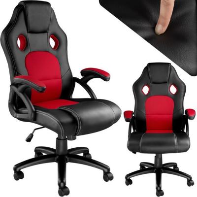 Tectake Chaise gamer TYSON - noir/rouge