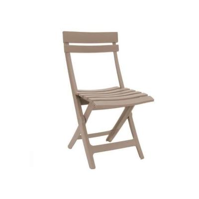 Grosfillex - chaise miami pliante 42X50X80 coloris lin - lin