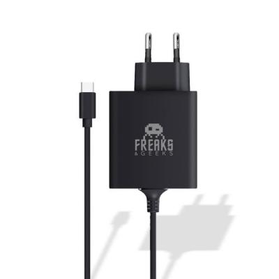 Chargeur secteur - FREAKS AND GEEKS - Nintendo Switch 2 - 30 W - Noir