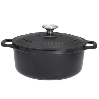 Cocotte ronde 22 cm noir Chasseur 