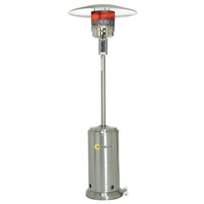 Parasol Chauffant Mobile Au Gaz Propane Inox Sovelor Brasilia Mi