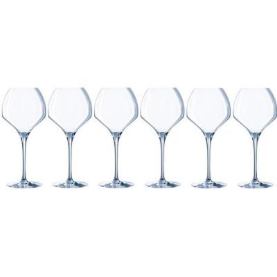 Lot de 6 verres a pied open up soft 47 cl - chef et sommelier